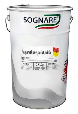 SOGNARE Эмаль полиуретановая UV 810 глосс 10 белая, 25 кг - фото 10145