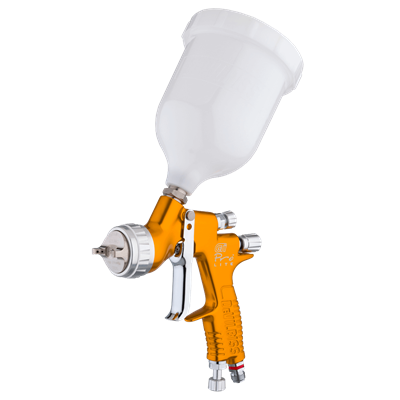 Облегченный краскораспылитель GTiPRO LITE с верхним бачком, воздушной головой HV25 (HVLP) - фото 10750