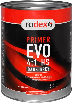 RADEX Грунт-наполнитель EVO 4:1 HS серый, 3.5 л - фото 10865