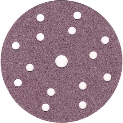 Mirka Q.SILVER ACE Ø150мм Шлифовальный круг на бумажной основе, липучка, 15 отверстий, керамическое зерно - фото 5947