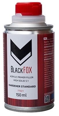BlackFox Отвердитель к грунту-наполнителю HARDENER, 150 мл, универсальный - фото 6454