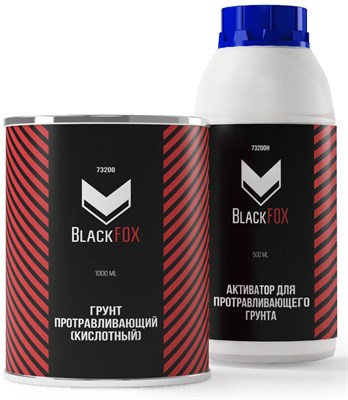 BlackFox 2К Грунт протравливающий (кислотный), 1 л - фото 6464