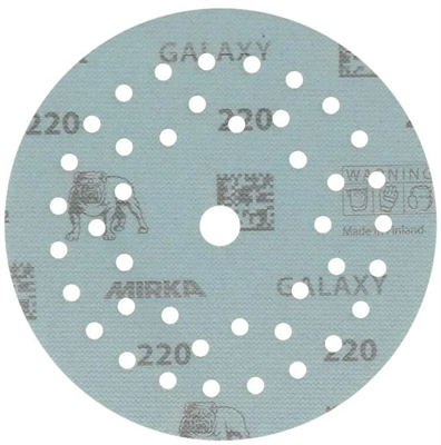 Mirka GALAXY Multifit Ø125мм Шлифовальный круг на плёночной основе, 42 отверстия, керамическое зерно - фото 6623