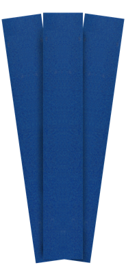 RADEX Blue Абразивный материал в полосках 70 х 420мм, без отверстий - фото 7352