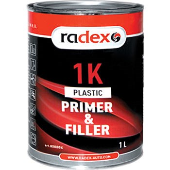 RADEX 1K Грунт-наполнитель для пластика серый, 1 л - фото 7403