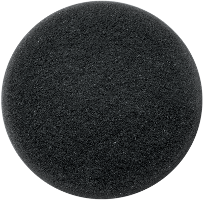 RADEX RDE 03 Черный полировальник для неабразивной пасты ø150 мм, толщина 25 мм - фото 7583