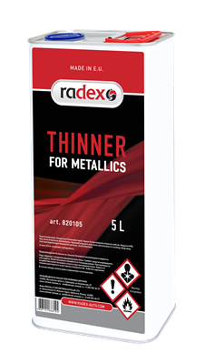 RADEX Разбавитель для металликов THINNER STANDARD, 5 л - фото 7593