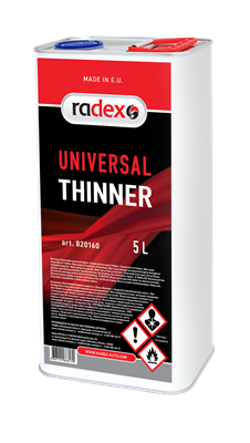 RADEX Разбавитель универсальный UNIVERSAL THINNER, 5 л - фото 7596