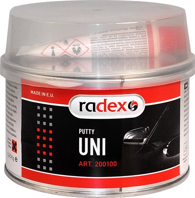 RADEX UNI универсальная шпатлевка с отвердителем, 0.5 кг - фото 7645