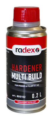 RADEX Отвердитель для грунта-наполнителя MULTI BUILD 4:1 HS, 0.2 л - фото 7713