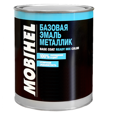 Mobihel Базовая эмаль металлик AUDI LC9Z black magic, 1 л - фото 8259