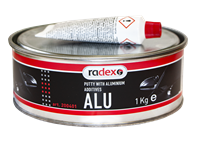 RADEX ALU алюминиевая шпатлевка с отвердителем, 1 кг