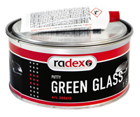 RADEX GREEN GLASS шпатлевка со стекловолокном с отвердителем, 1.8 кг
