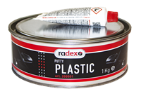 RADEX PLASTIC PUTTY шпатлевка для пластмассы с отвердителем, 1 кг