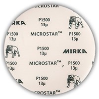 Mirka MICROSTAR Ø125мм Шлифовальный круг на плёночной синтетической основе, липучка, без отверстий