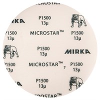 Mirka MICROSTAR Ø150мм Шлифовальный круг на плёночной синтетической основе, липучка, без отверстий