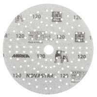 Mirka NOVASTAR Ø150мм Шлифовальный круг на пленочной основе, 121 отверстий, керамическое зерно