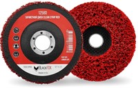 BlackFox Диск Clean Strip RED для удаления ЛКП, фибровая оправка 22 мм, 127х22мм