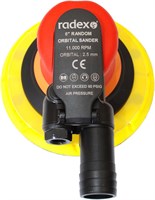 RADEX Пневматическая шлифовальная машинка ø150мм, эксцентр 2.5мм, 15 отверстий