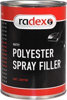 RADEX POLYESTER SPRAY FILLER распыляемая шпатлевка с отвердителем, 0.8 л