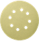 RADEX Gold LINE Абразивный круг ø125мм, 8 отверстий - фото 10836