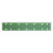 SUNMIGHT Шлифовальная полоска FILM L312T, 70х420мм на липучке, 14 отверстий, зелёная - фото 8931